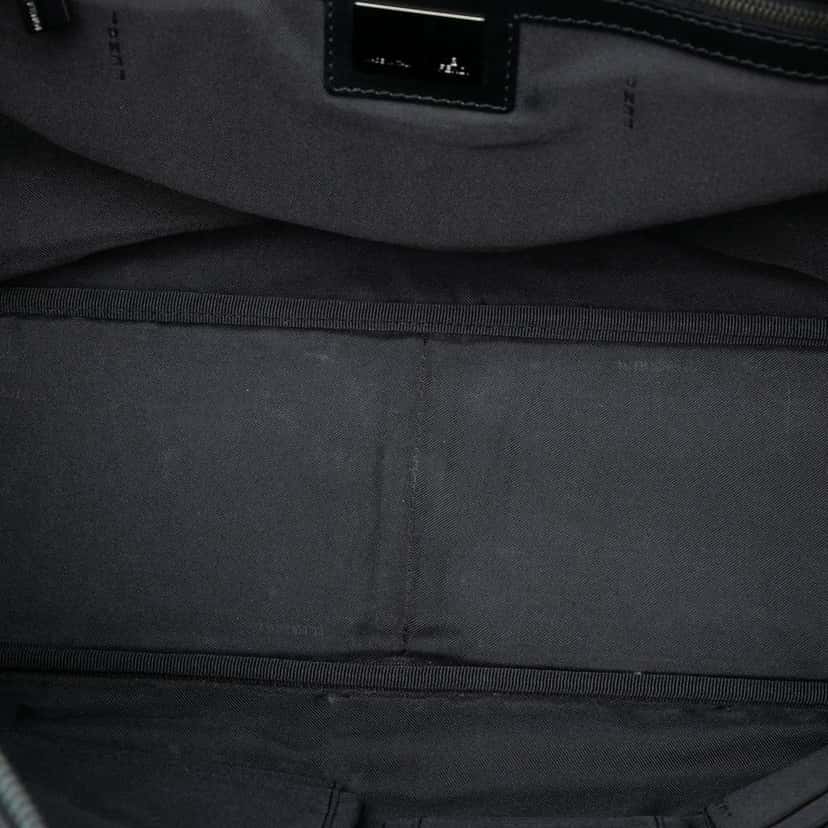 Fendi Zucchino Canvas Satchel Black Canvas Good condition - Model View