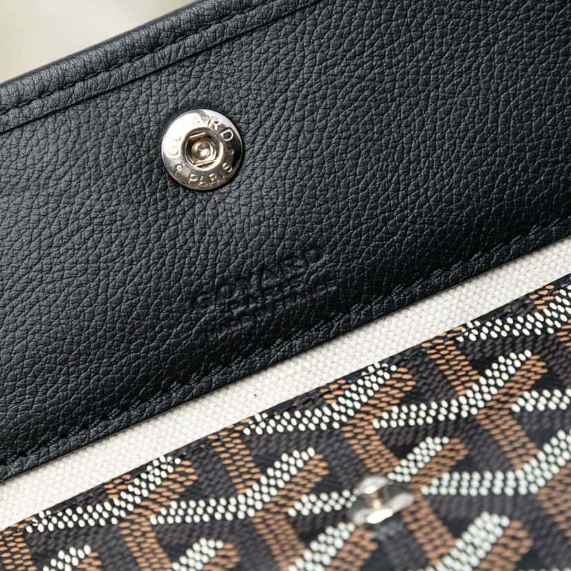 Goyard Goyardine Saint Louis PM Black Canvas Good condition - Box View