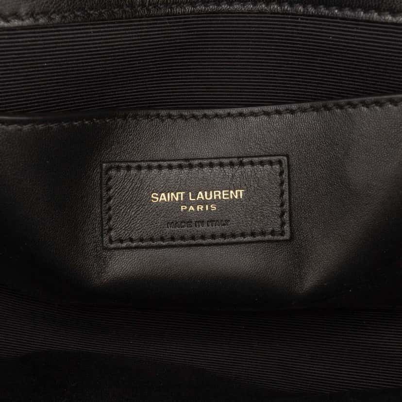 Saint Laurent Small Tweed Monogram Kate Crossbody Blue Tweed Good condition - Box View