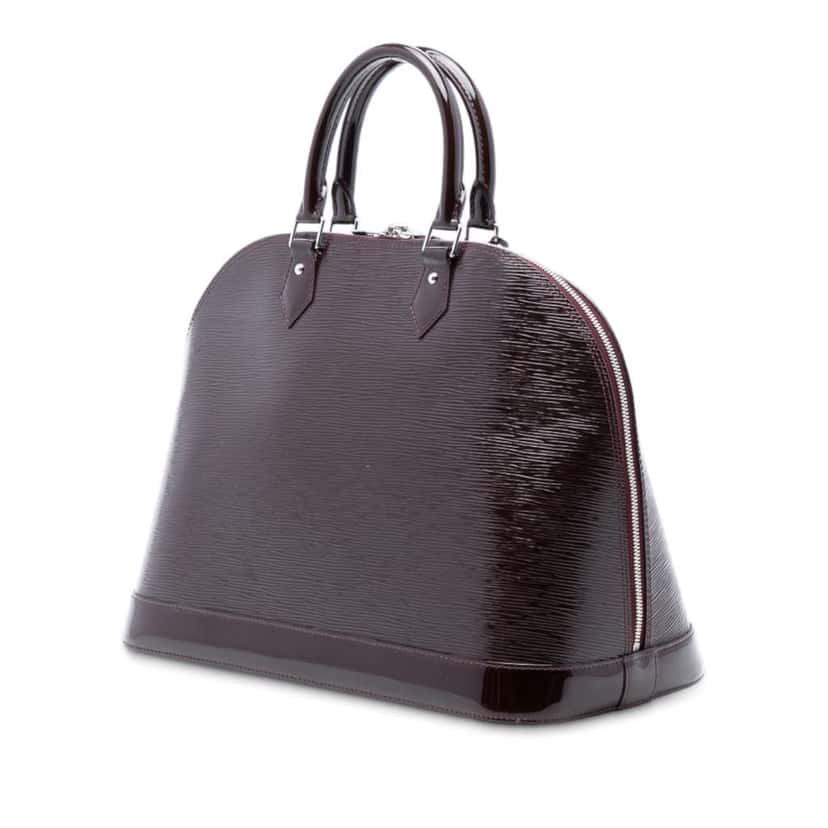 Louis Vuitton Electric Epi Alma PM Purple Leather Good condition - Back View