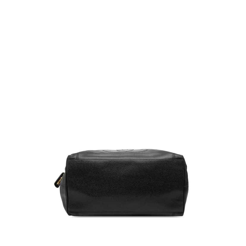 Chanel CC Caviar Tote Black Leather Very good condition - Inside View