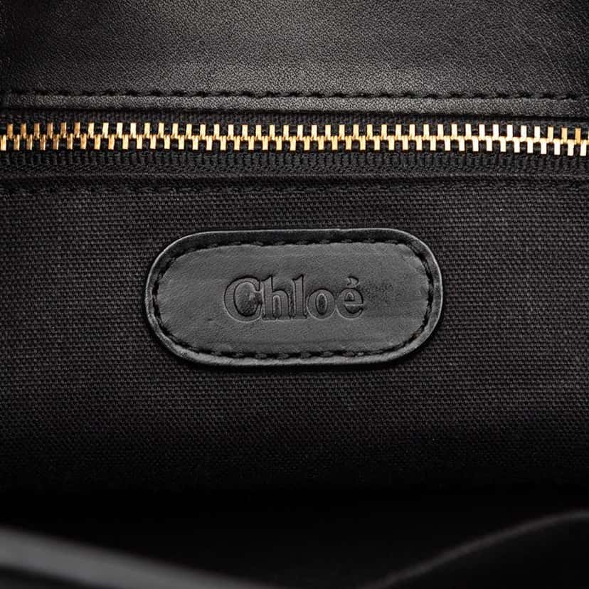 Chloé Leather Shoulder Bag Black Leather Good condition - Box View