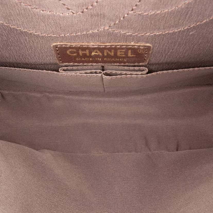 Chanel Paris Shanghai 2.55 Icons Lacquered Tweed Double Flap 225 Black Tweed Good condition - Model View