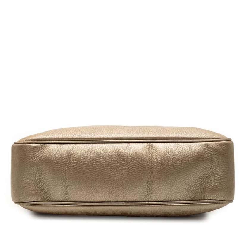 Gucci Leather Soho Chain Zip Shoulder Bag Gold Leather Good condition - Inside View