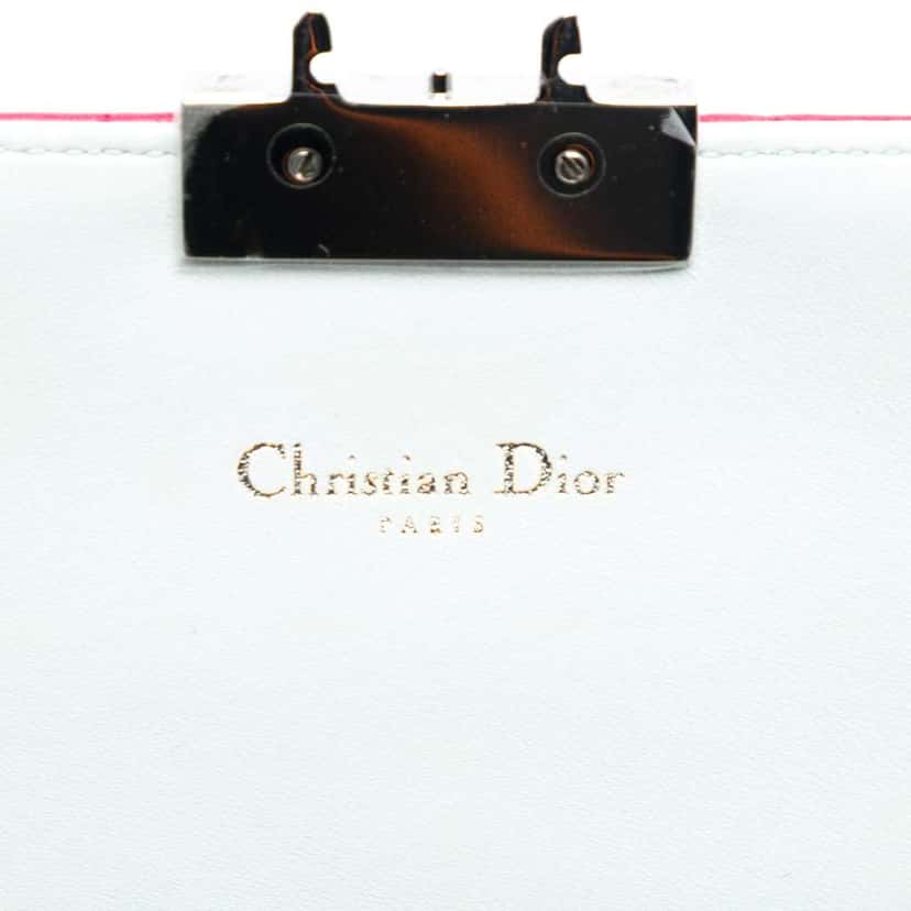 Dior Tricolor Lambskin Cannage Miss Dior Promenade Flap Pink Leather Good condition - Box View