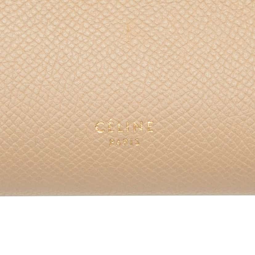 Celine Mini Grained Calfskin Belt Bag Brown Leather Good condition - Box View