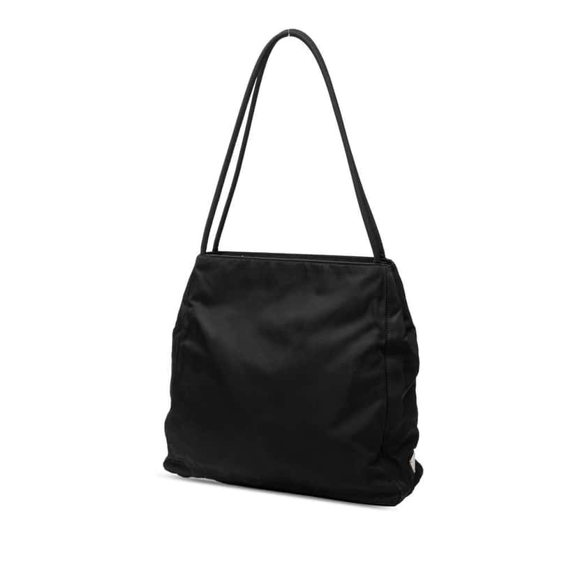 Prada Tessuto Shoulder Bag Black Good condition - Back View