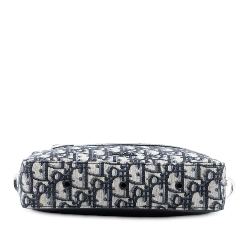 Dior Oblique Canvas Safari Crossbody Blue Canvas Good condition - Inside View