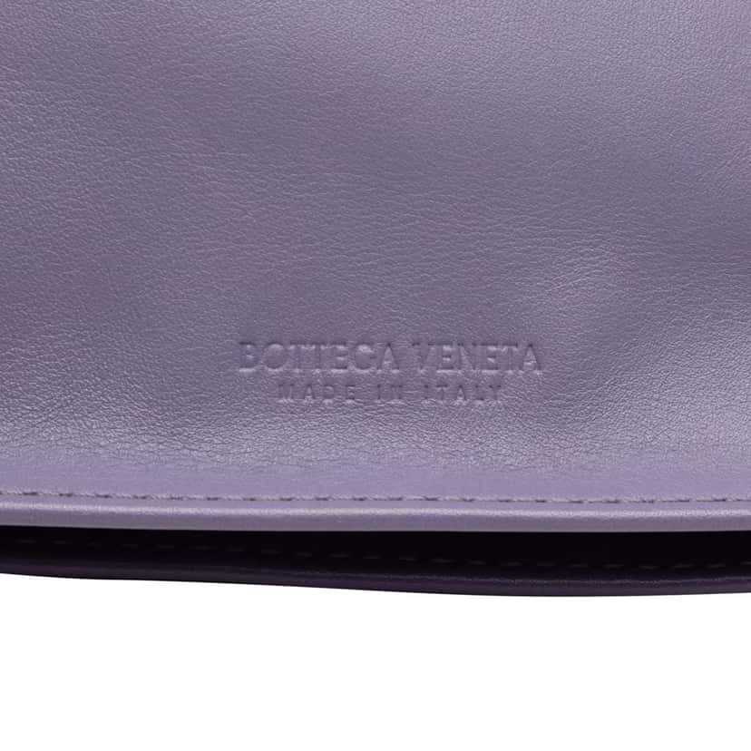 Bottega Veneta Mini Calfskin BV Twist Bag Purple Leather Very good condition - Box View