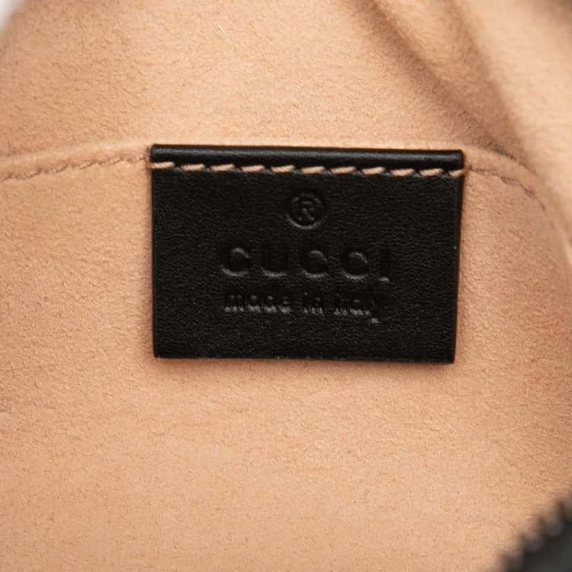 Gucci GG Marmont Matelasse Leather Belt Bag Black Leather Good condition - Box View