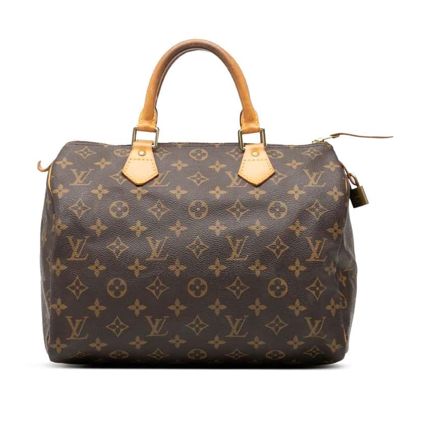 Louis Vuitton Monogram Speedy 30 Brown Good condition - Front View