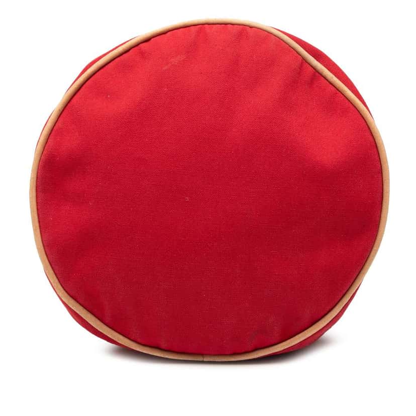 Hermès Toile Polochon Mimile Red Canvas Good condition - Inside View