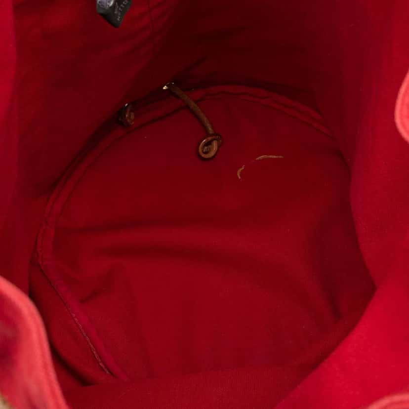 Hermès Toile Polochon Mimile Red Canvas Good condition - Model View