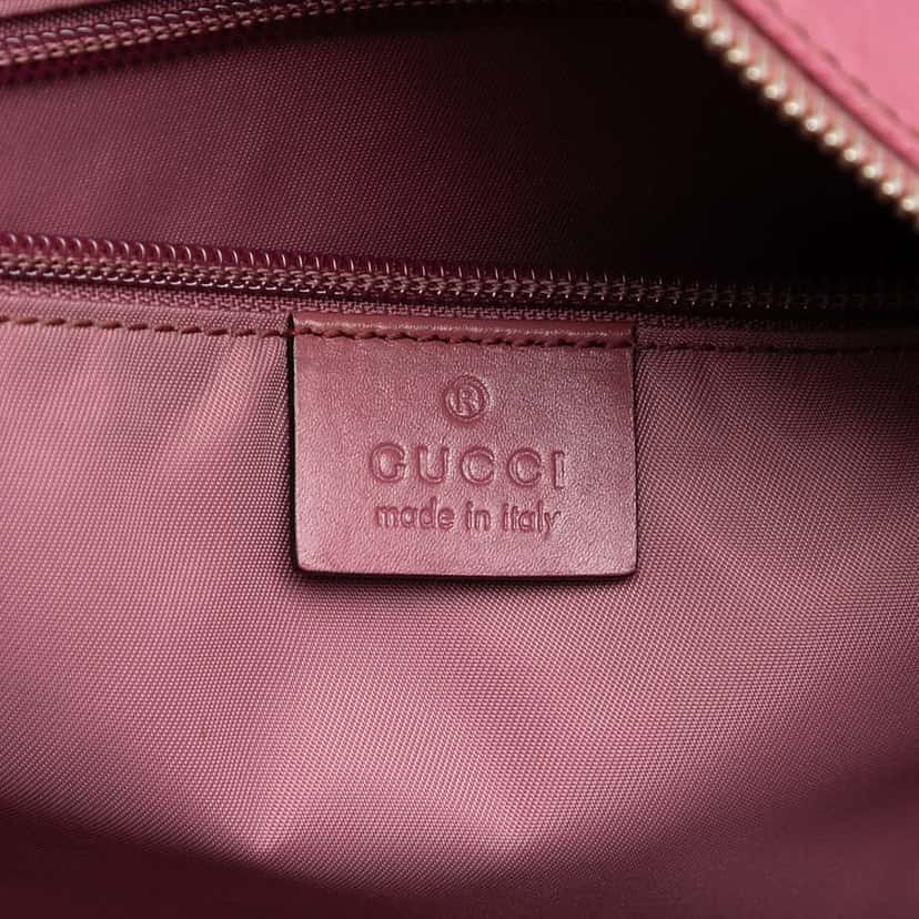 Gucci Large GG Imprime Tote Pink Canvas Good condition - Box View