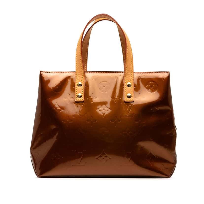 Louis Vuitton Monogram Vernis Reade PM Brown Leather Good condition - Front View