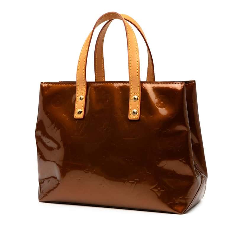 Louis Vuitton Monogram Vernis Reade PM Brown Leather Good condition - Back View
