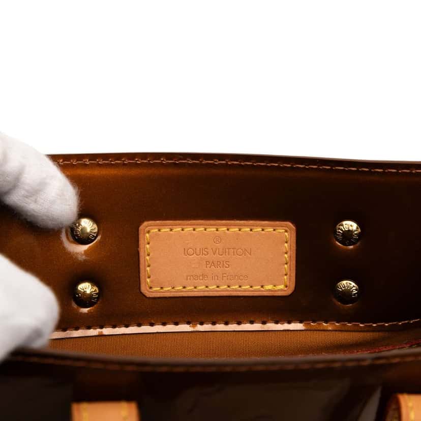 Louis Vuitton Monogram Vernis Reade PM Brown Leather Good condition - Box View