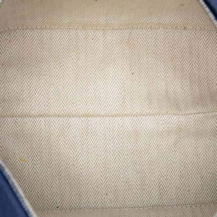 Hermès Small Toile Bride A Brac Case Blue Canvas Good condition - Model View