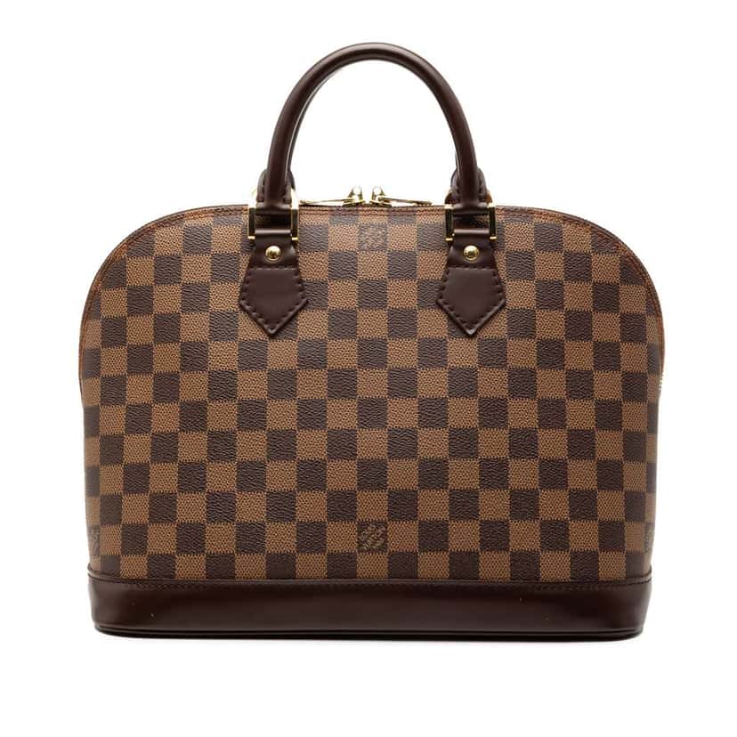 Louis Vuitton Damier Ebene Alma PM Brown Good condition - Front View