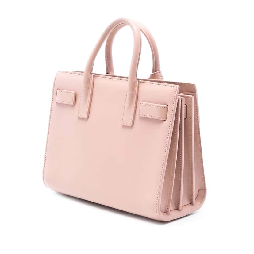 Saint Laurent Nano Leather Sac De Jour Brown Leather Good condition - Back View