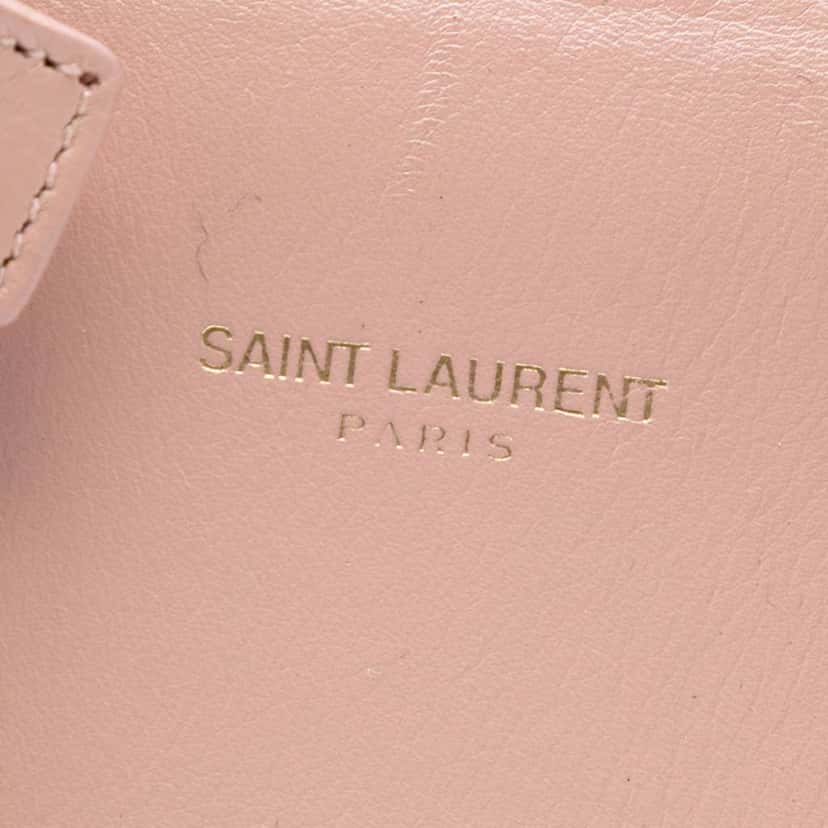 Saint Laurent Nano Leather Sac De Jour Brown Leather Good condition - Box View