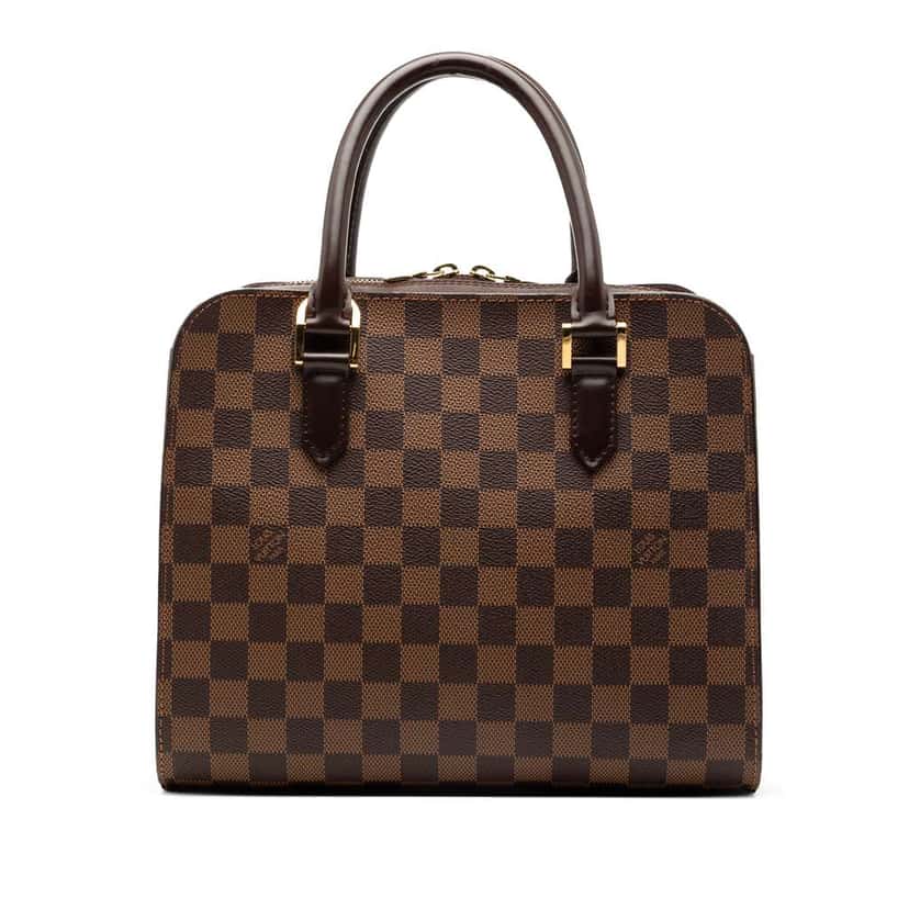 Louis Vuitton Damier Ebene Triana Brown Good condition - Front View