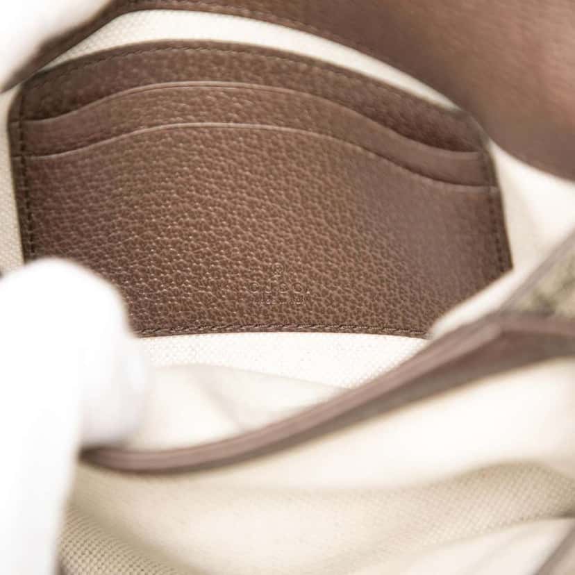 Gucci GG Supreme Blondie Belt Bag Brown Canvas Very good condition - Model View