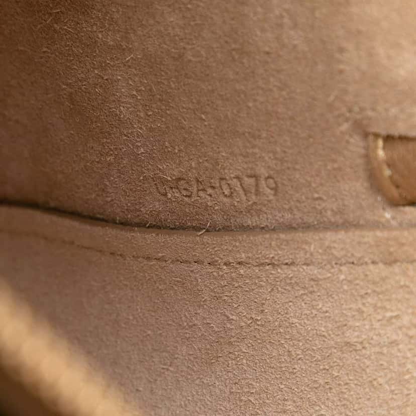 Celine Nano Grained Calfskin Belt Bag Gold Leather Good condition - Box View