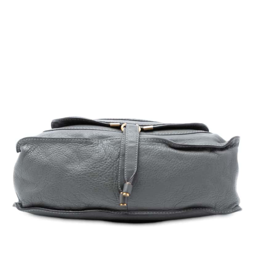 Chloé Medium Leather Marcie Satchel Grey Leather Good condition - Inside View