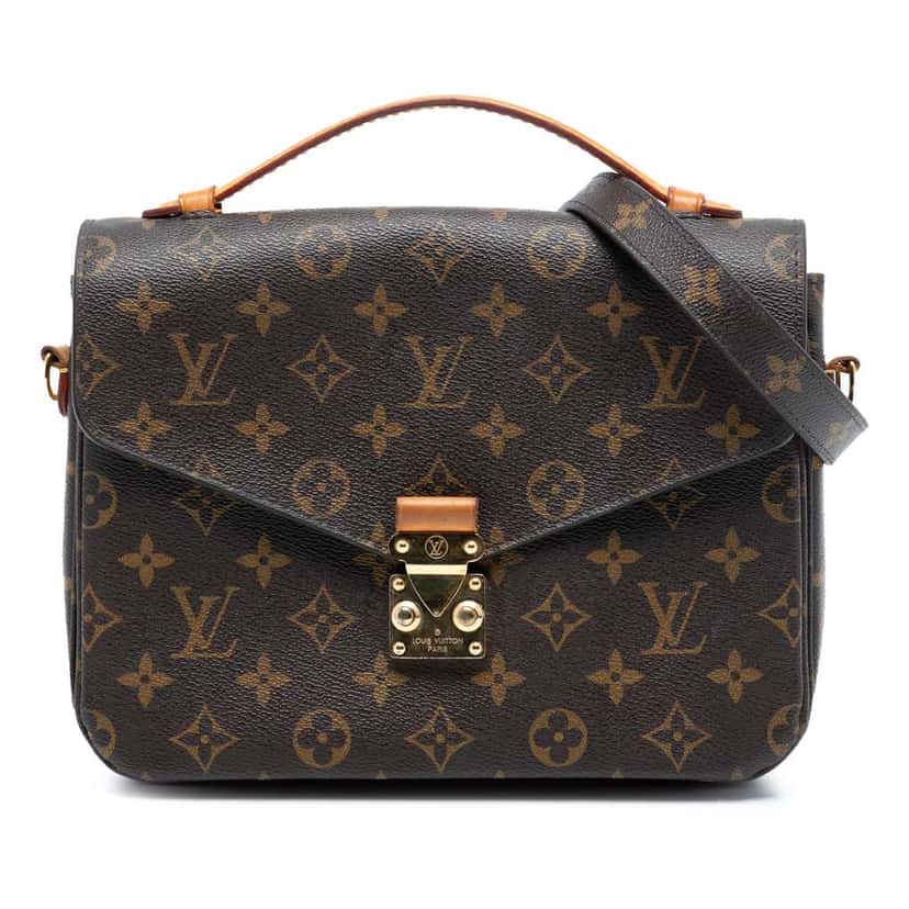 Louis Vuitton Monogram Pochette Metis Brown Good condition - Front View