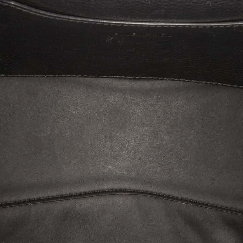 Balenciaga Small Grained Calfskin Motocross Neo Classic City Satchel Black Leather Good condition - Model View