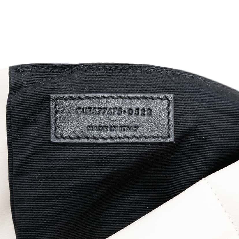 Saint Laurent Medium Nappa LouLou Puffer Shoulder Bag White Leather Good condition - Box View