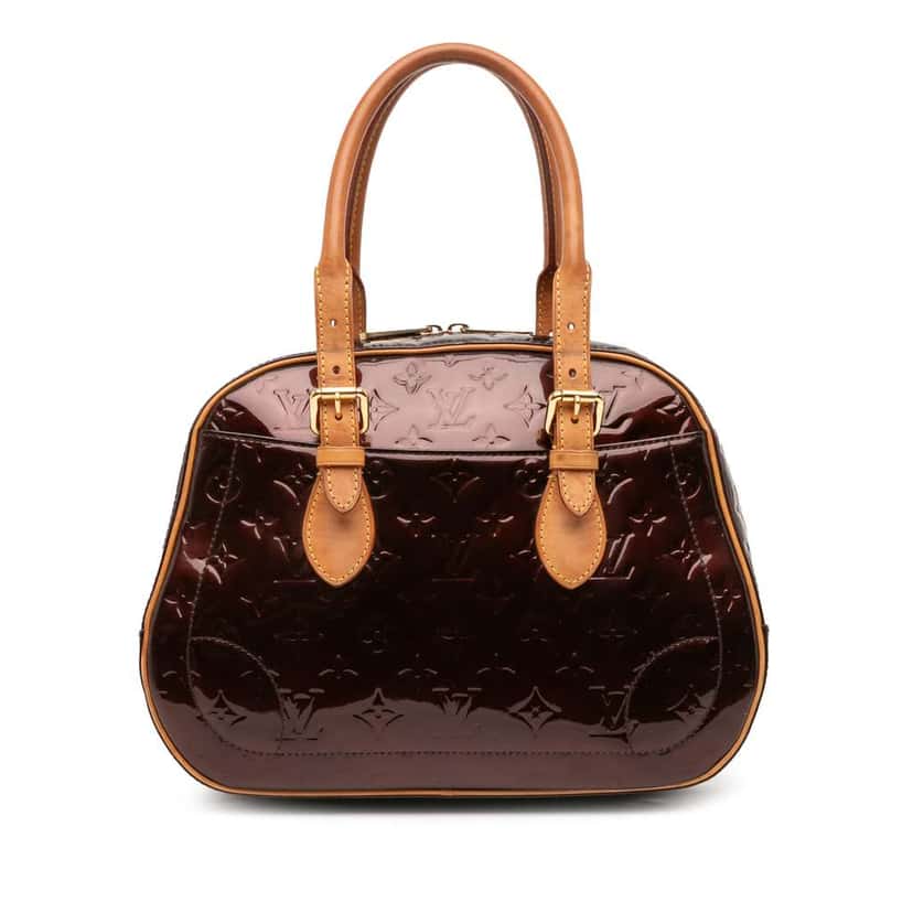 Louis Vuitton Monogram Vernis Summit Drive Purple Leather Good condition - Front View