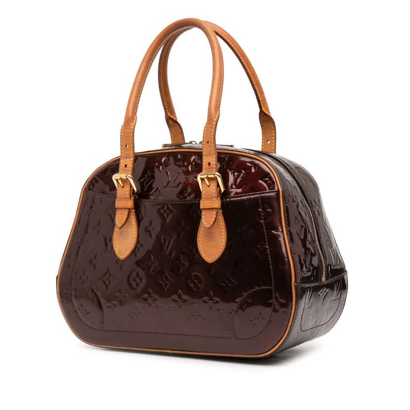 Louis Vuitton Monogram Vernis Summit Drive Purple Leather Good condition - Back View