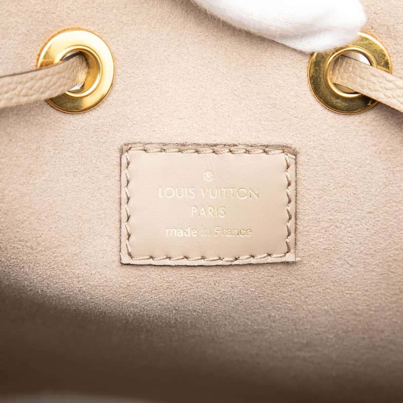 Louis Vuitton Monogram Giant Bicolor Empreinte Neonoe MM Brown Leather Good condition - Box View