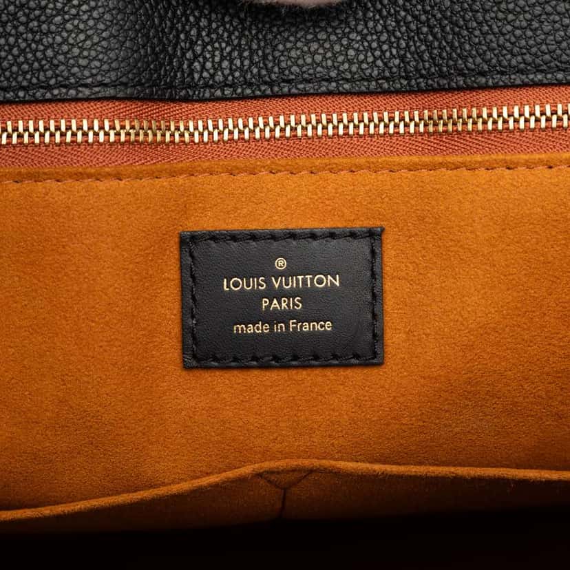 Louis Vuitton Monogram Empreinte Onthego MM Black Leather Very good condition - Box View