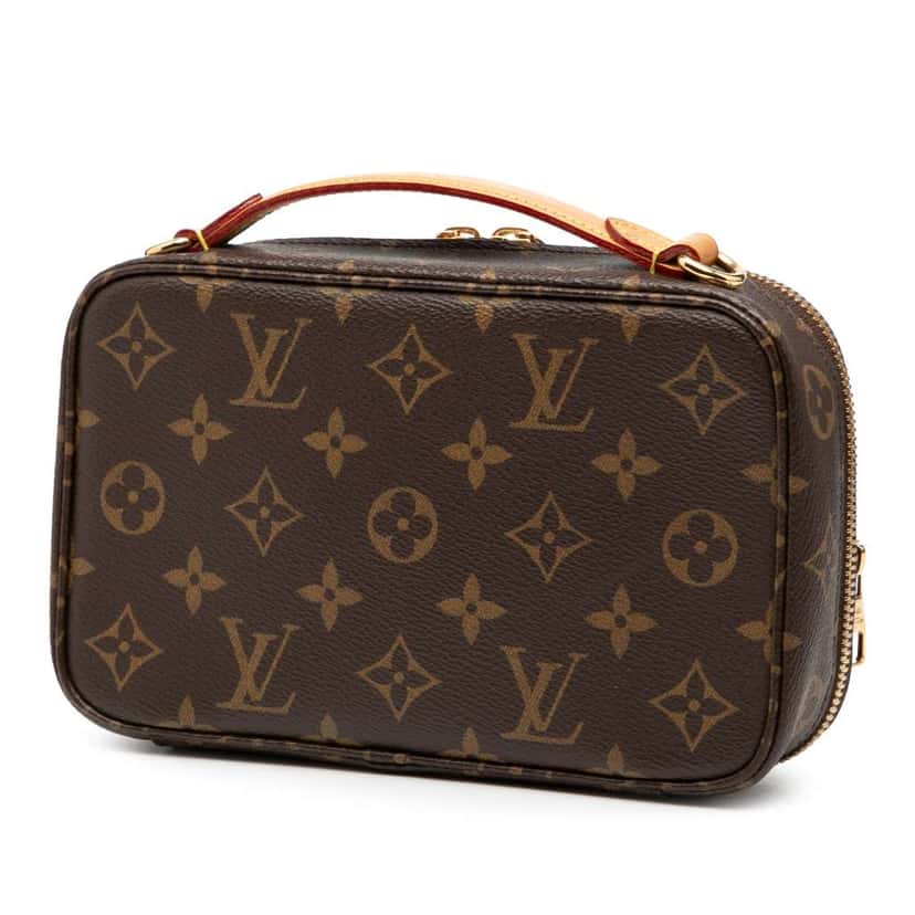 Louis Vuitton Monogram Utility Satchel Brown Very good condition - Back View