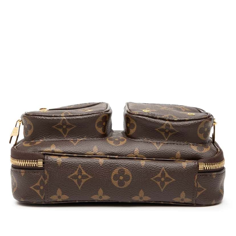 Louis Vuitton Monogram Utility Satchel Brown Very good condition - Inside View