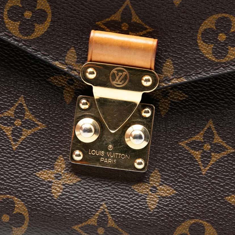 Louis Vuitton Monogram Pochette Metis Brown Very good condition - Box View