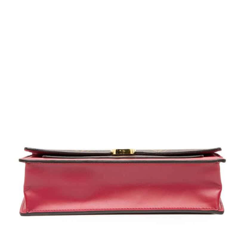 Louis Vuitton Monogram Flore Wallet On Chain Brown Good condition - Inside View