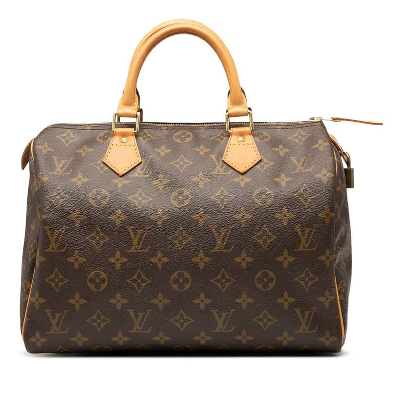 Louis Vuitton Monogram Speedy 30 Brown Good condition - Front View