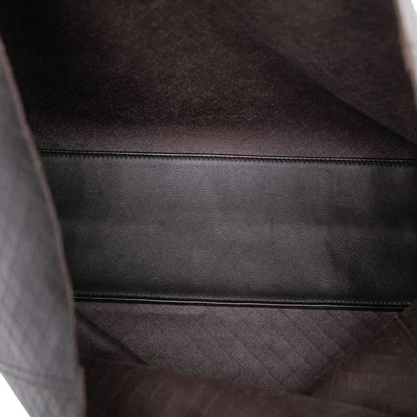 Bottega Veneta Leather Intrecciomirage Tote Black Leather Good condition - Model View