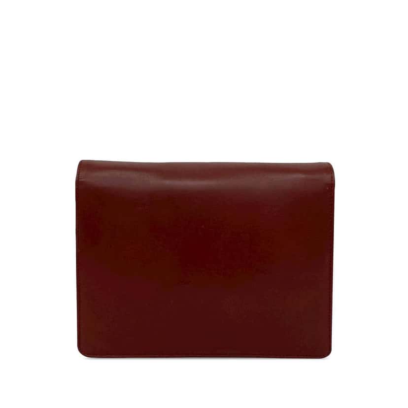 Cartier Leather Must de Cartier Crossbody Red Leather Good condition - Back View