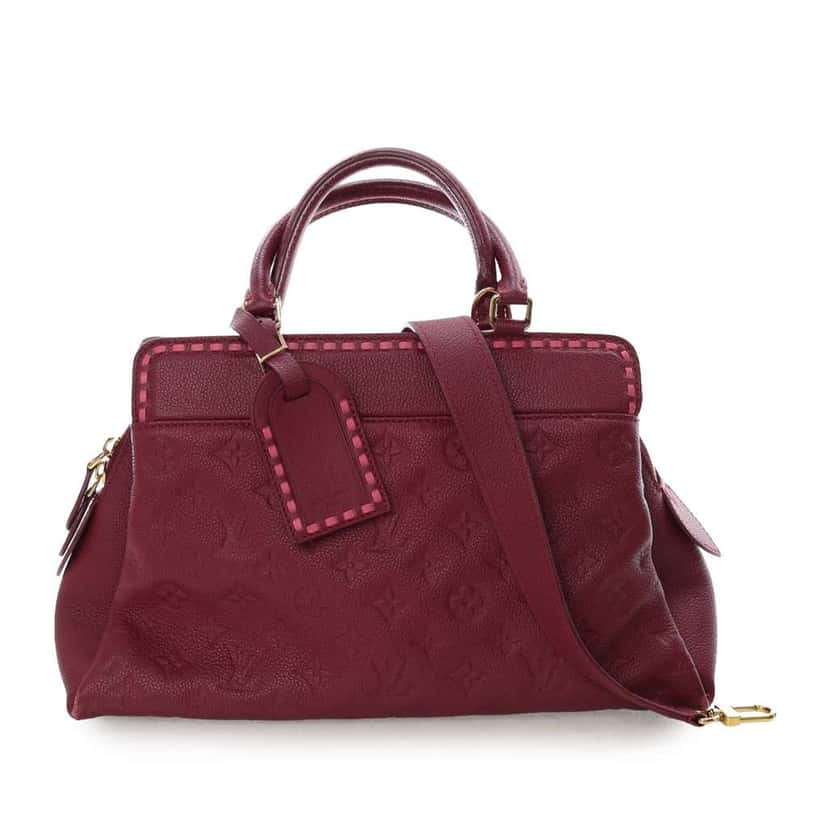 Louis Vuitton Monogram Empreinte Vosges MM Purple Leather Good condition - Front View