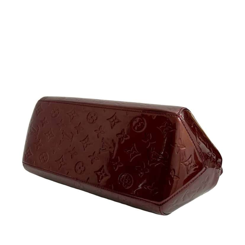 Louis Vuitton Monogram Vernis Sherwood PM Red Leather Good condition - Box View