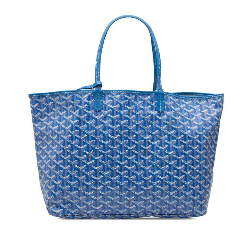 Goyard Goyardine Saint Louis PM Blue Canvas Very good condition - Front View