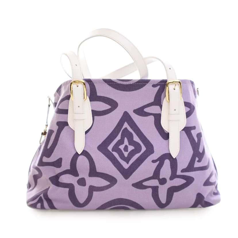 Louis Vuitton Monogram Tahitienne Cabas PM Purple Canvas Good condition - Model View