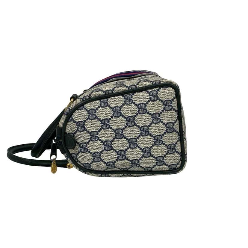 Gucci Medium GG Supreme Ophidia Boston Bag Brown Canvas Good condition - Box View
