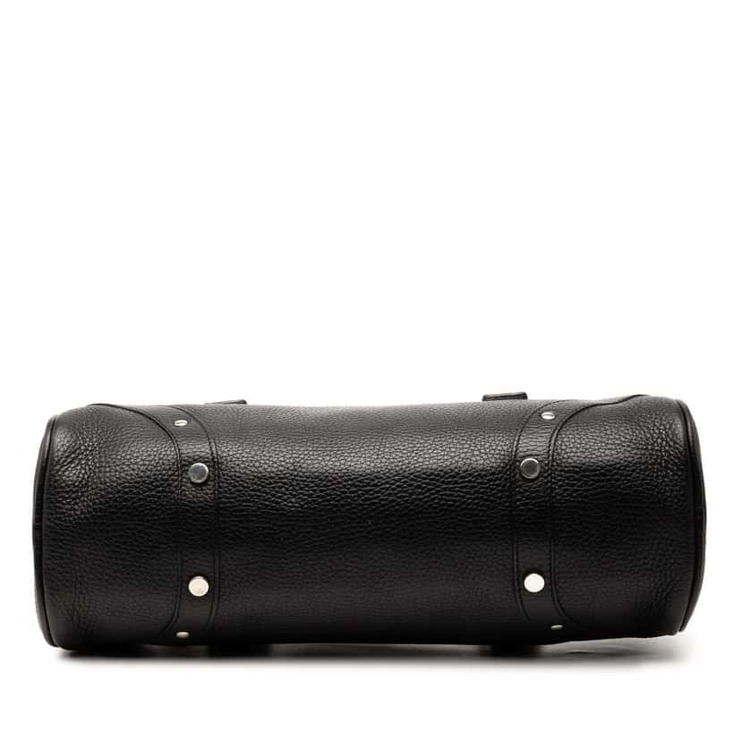 Burberry Grained Calfskin Handbag Black Leather Good condition - Inside View