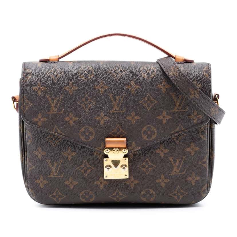 Louis Vuitton Monogram Pochette Metis Brown Good condition - Front View